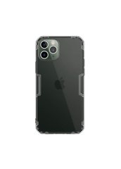 Чехол силиконовый Nillkin Nature TPU Case для iPhone 12/12 Pro прозрачный серый Clear Gray фото
